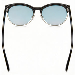 Guess GG1159 Round Sunglasses Women — side view, Non-Polarized Blue lens