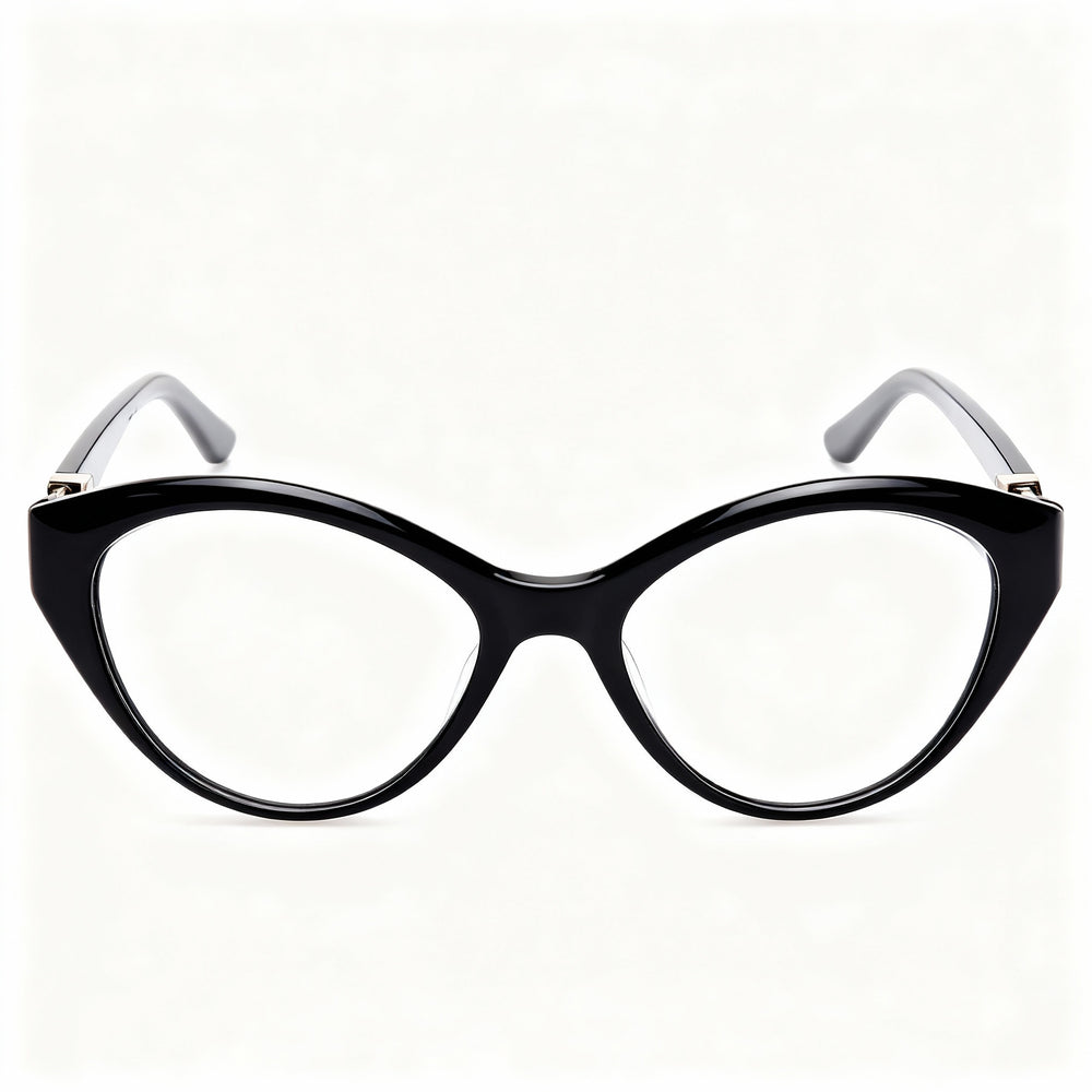 Guess Gm50004 Rectangle Eyeglasses for Men — front view, Plastic