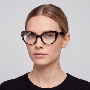Guess Gm50016 Havana Eyeglasses Women — lifestyle wear, weekend reading and quiet evenings