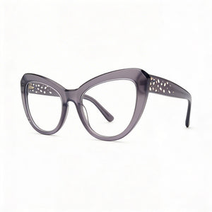 Guess Gm50016 Cat Eye Eyeglasses for Men — front view, Plastic
