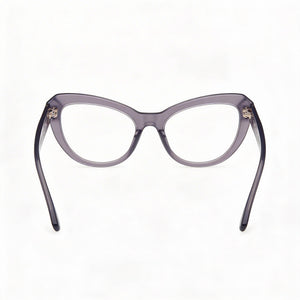 Guess Gm50016 Cat Eye Eyeglasses Men — side view, Gray Plastic temples