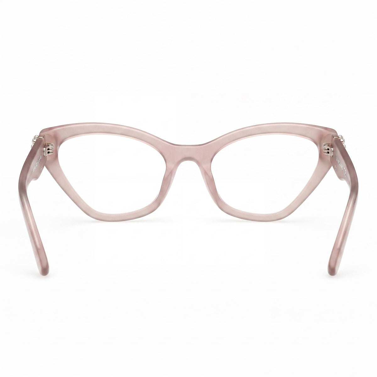 Gafas graduadas Guess GM50038 color beige brillante estilo ojo de gato para mujer, Photo 4