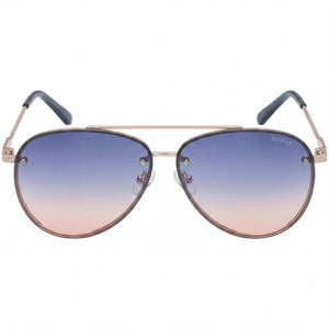 Guess Aviator Sunglasses Unisex — front view, Plastic frame