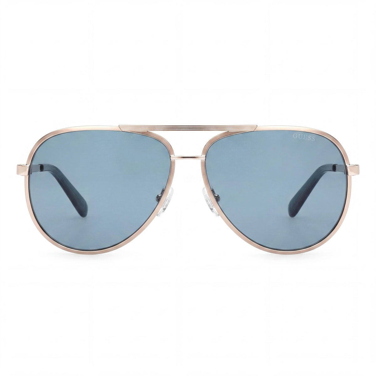 Guess Aviator Shiny Satin Pale Gold Sunglasses for Women, 61mm, Photo 2