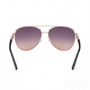 Guess Aviator Sunglasses for Women — interior view, Non-Polarized lens detail