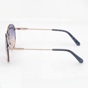 Guess Aviator Sunglasses Unisex — side view, Non-Polarized Blue lens