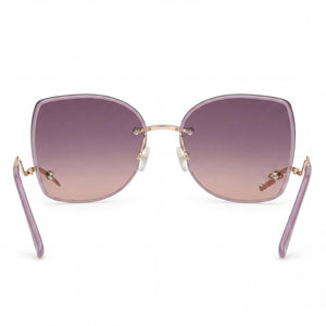 Guess Square Sunglasses for Women — interior view, Non-polarised lens detail