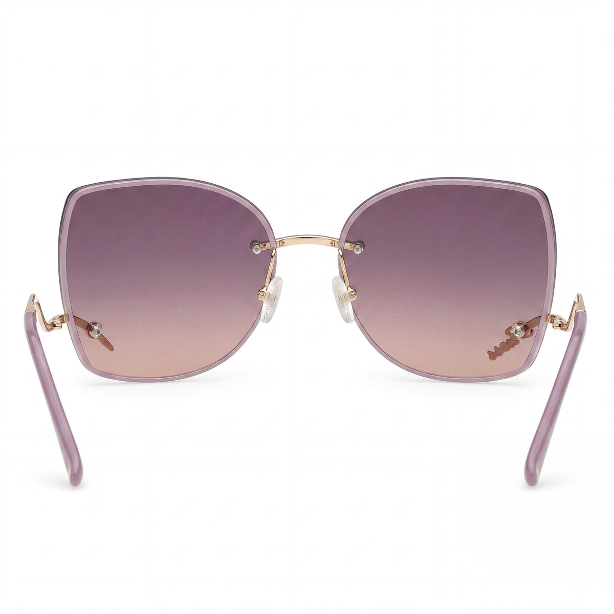 Gafas de sol cuadradas Guess para mujer, doradas y rosas, 60 mm, Photo 4