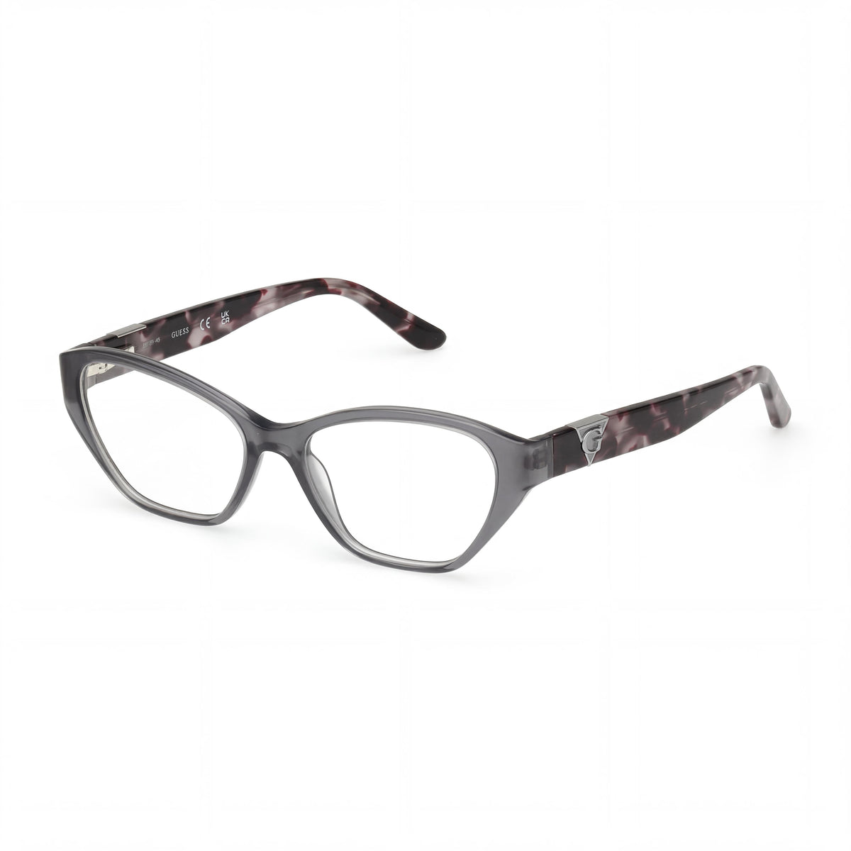 Lentes de sol Guess ojo de gato grises brillantes para mujer, Photo 1
