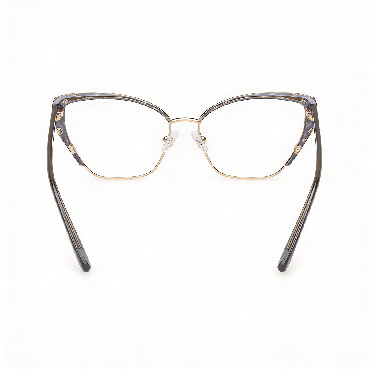 Lentes de mujer Guess, ojo de gato, gris mate, metal, Photo 4