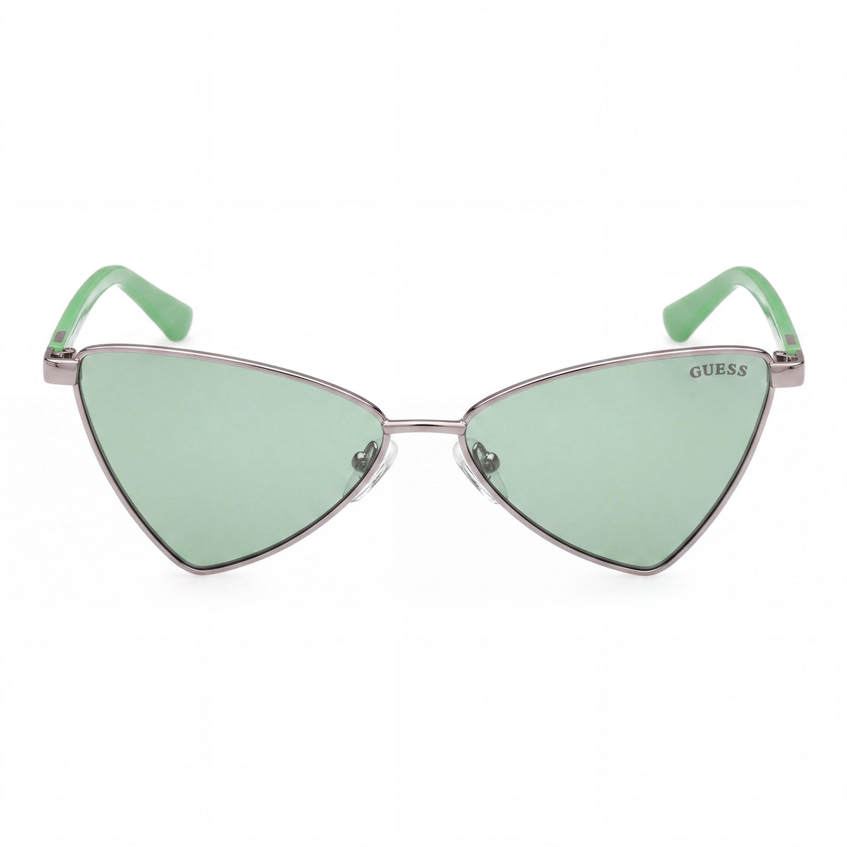 Gafas de sol Guess para mujer, estilo ojo de gato, color gris plomo brillante, 55 mm, Photo 2