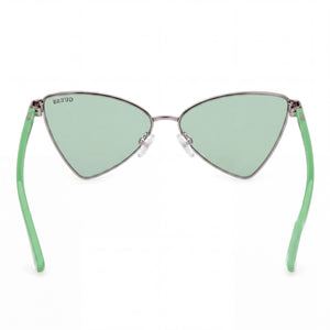 Guess Cat Eye Sunglasses for Women — interior view, Non-Polarized lens detail