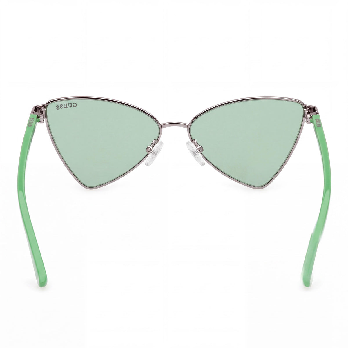 Gafas de sol Guess para mujer, estilo ojo de gato, color gris plomo brillante, 55 mm, Photo 4