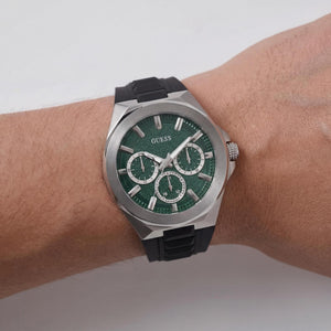 Guess Men's Watch — side view, Recycled Steel case 46mm