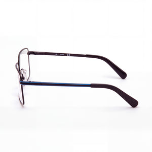 Guess GU 50042 002 Rectangle Eyeglasses for Women — front view, Black Mate frame