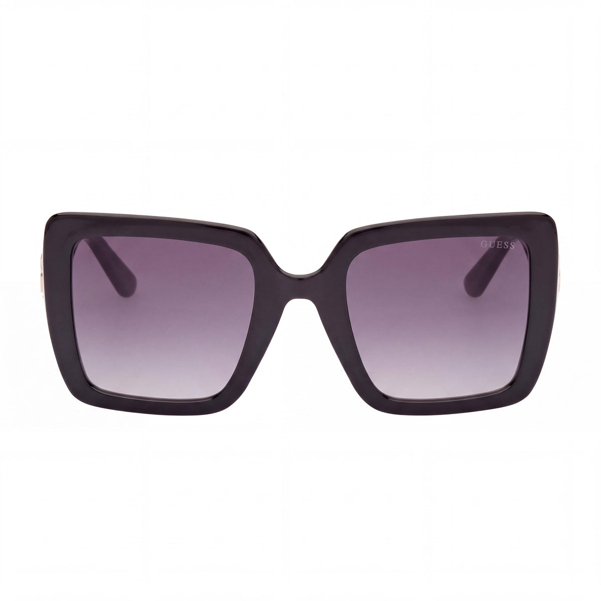 Guess GU0010301B52 Shiny Black Square Sunglasses for Women, 52mm, Photo 2