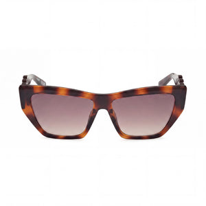 Guess GU00111 Cat-eye Sunglasses for Women — front view, Injected frame