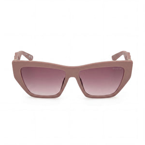 Guess GU00111 Cat Eye Sunglasses for Women — front view, Injected frame