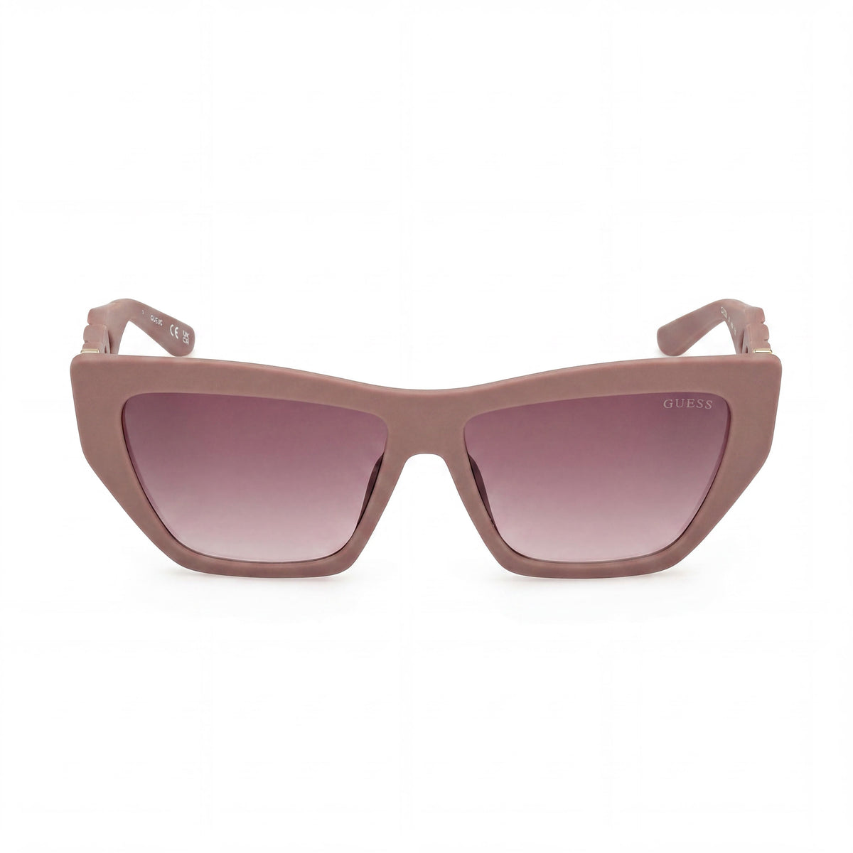 Guess GU00111 Matte Beige Cat Eye Sunglasses for Women, 56mm, Photo 2