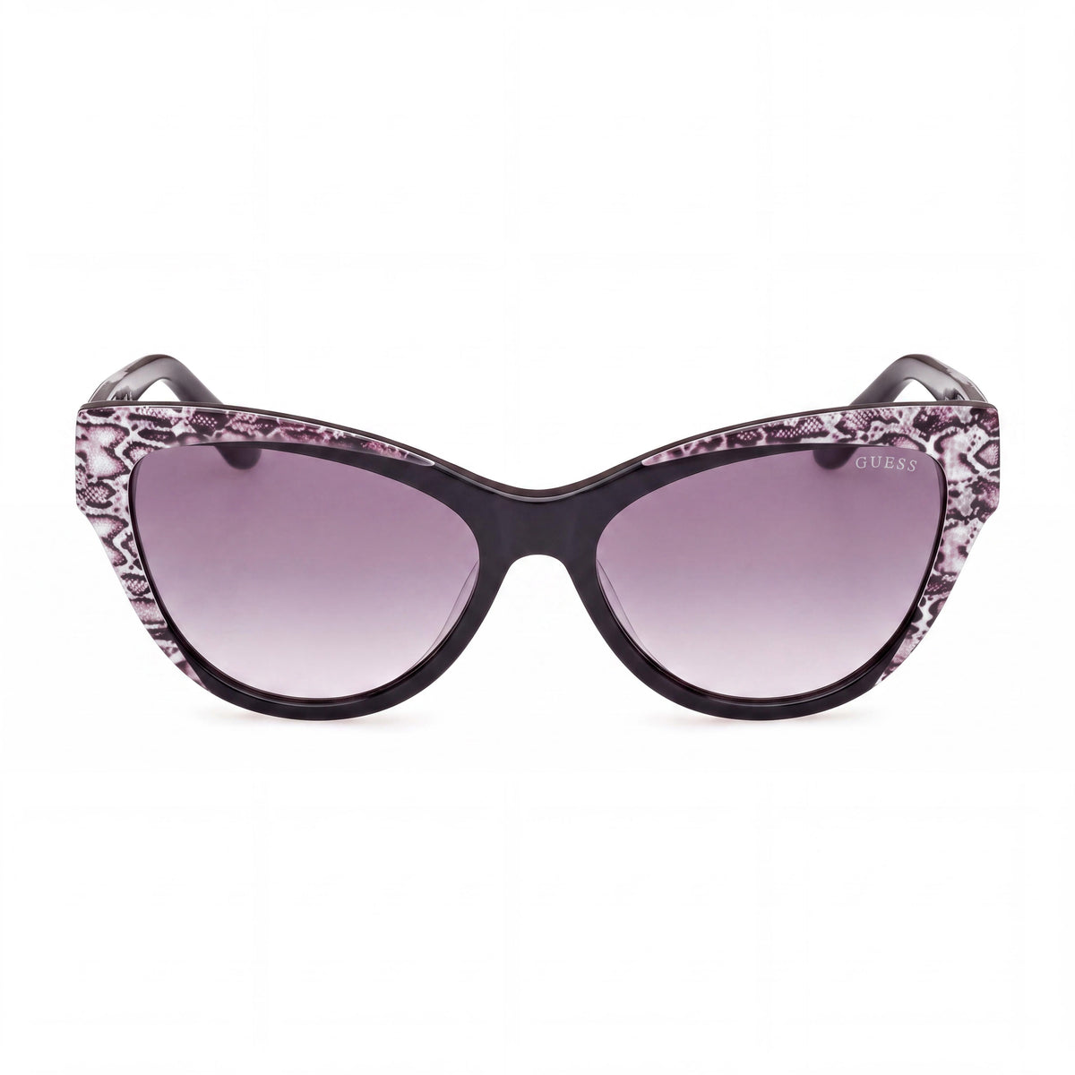 Guess GU00112 Shiny Black Cat Eye Sunglasses for Men, 56mm, Photo 2