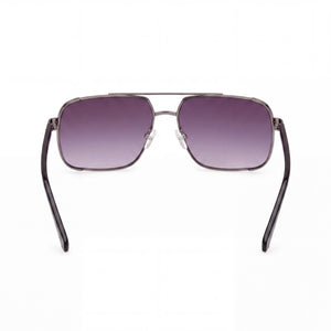 Guess GU00119 Aviator Sunglasses Women — side view, Non-Polarized Gradient Smoke lens