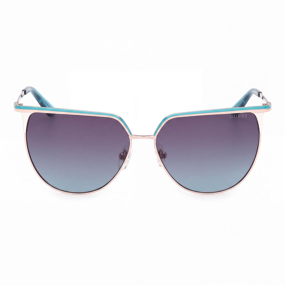 Guess GU00132 Square Sunglasses for Women — front view, Acetate frame