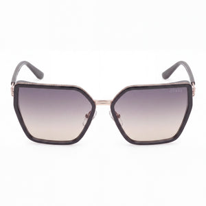 GUESS GU00144 Square Sunglasses for Women — front view, Plastic frame
