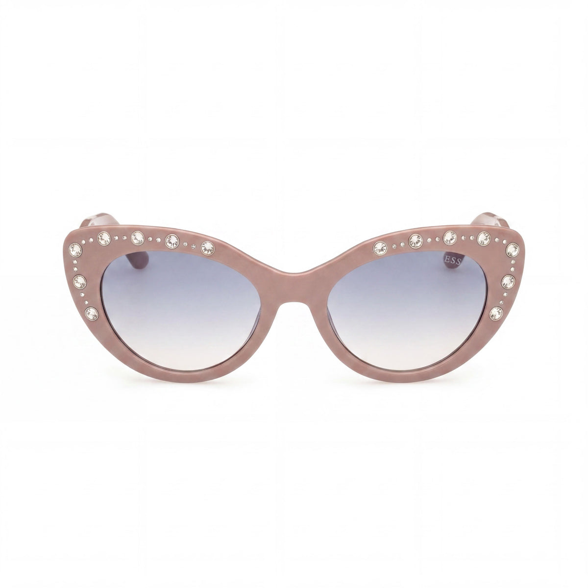 Guess Gu00163 Shiny Beige Cat Eye Sunglasses Unisex, 54mm, Photo 2