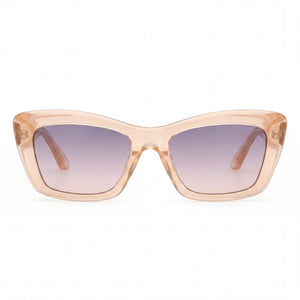 Guess GU00195 Oval Sunglasses for Women — front view, Plastic frame
