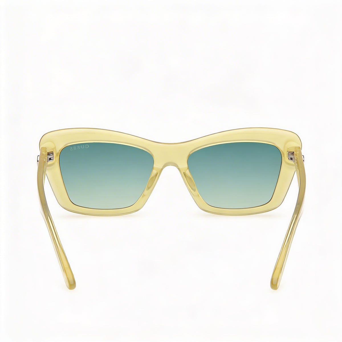 Guess GU00195 Yellow Rectangle Sunglasses for Women, 52mm, Photo 3
