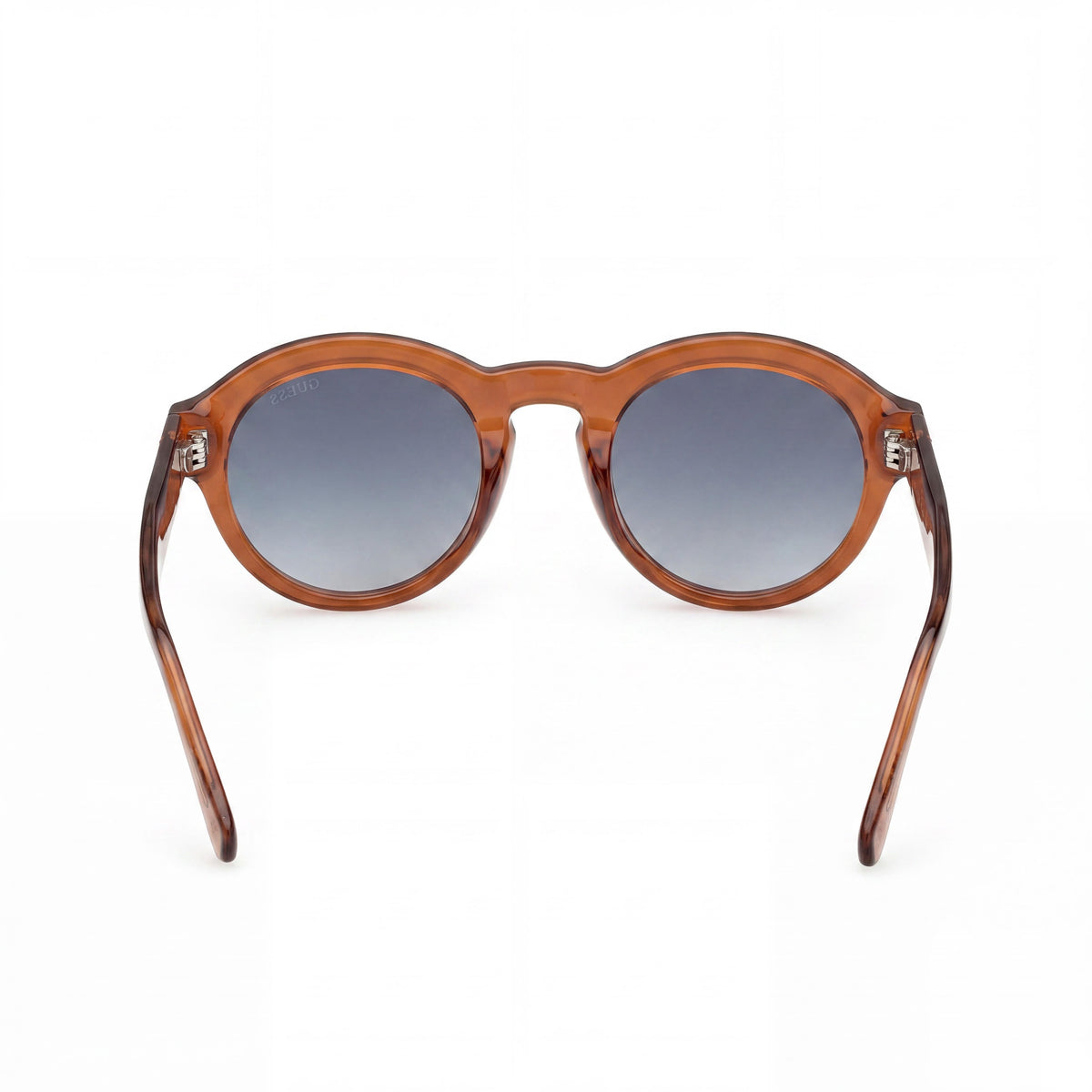 Gafas de sol Guess GU00205 redondas, color marrón oscuro brillante, unisex, 49mm, Photo 4