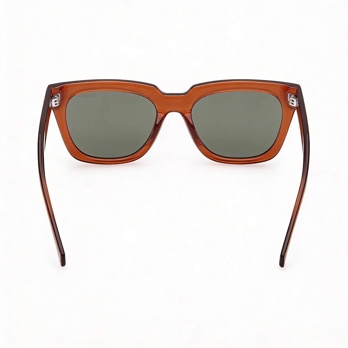 Guess GU00206 Shiny Dark Brown Square Sunglasses for Women, 53mm, Photo 2