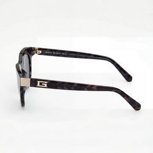 Guess GU00214 Round Sunglasses Unisex — side view, Non-Polarized Plastic lens