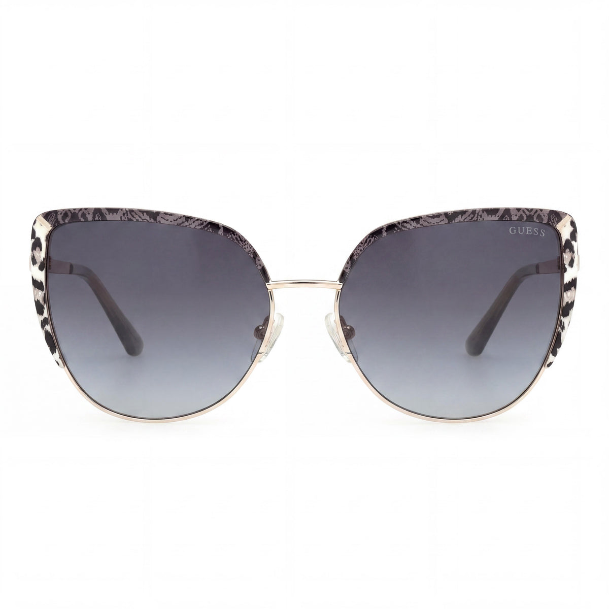Gafas de sol Guess GU00217 tipo ojo de gato para mujer, color dorado pálido brillante, 59 mm, Photo 2