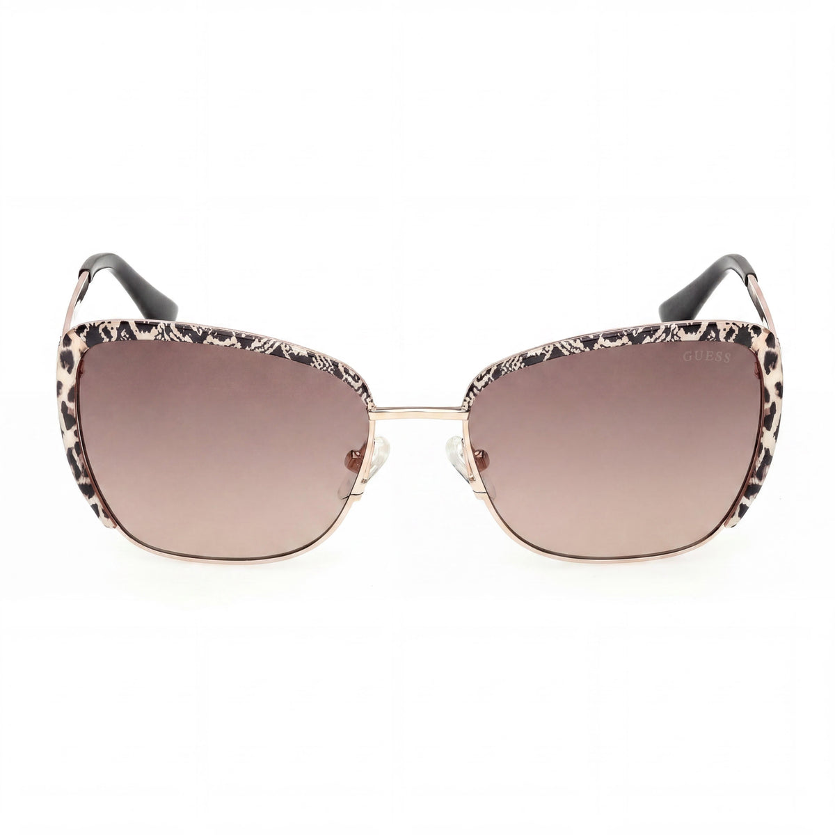 Gafas de sol Guess GU00218 tipo ojo de gato en oro rosa brillante, unisex, 57 mm, Photo 2