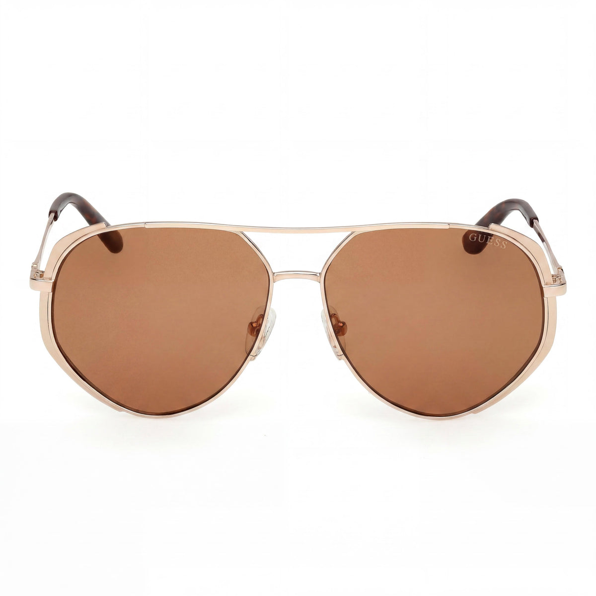 Gafas de sol tipo aviador para mujer Guess GU00219 en oro pálido mate, 59 mm, Photo 2