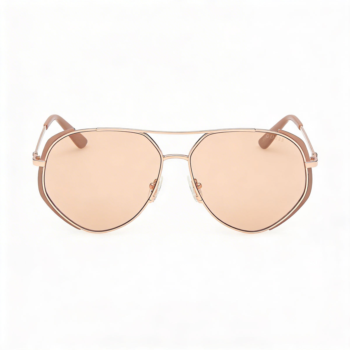 Gafas de sol Guess Gu00219 rectangulares doradas unisex, 59 mm, Photo 2