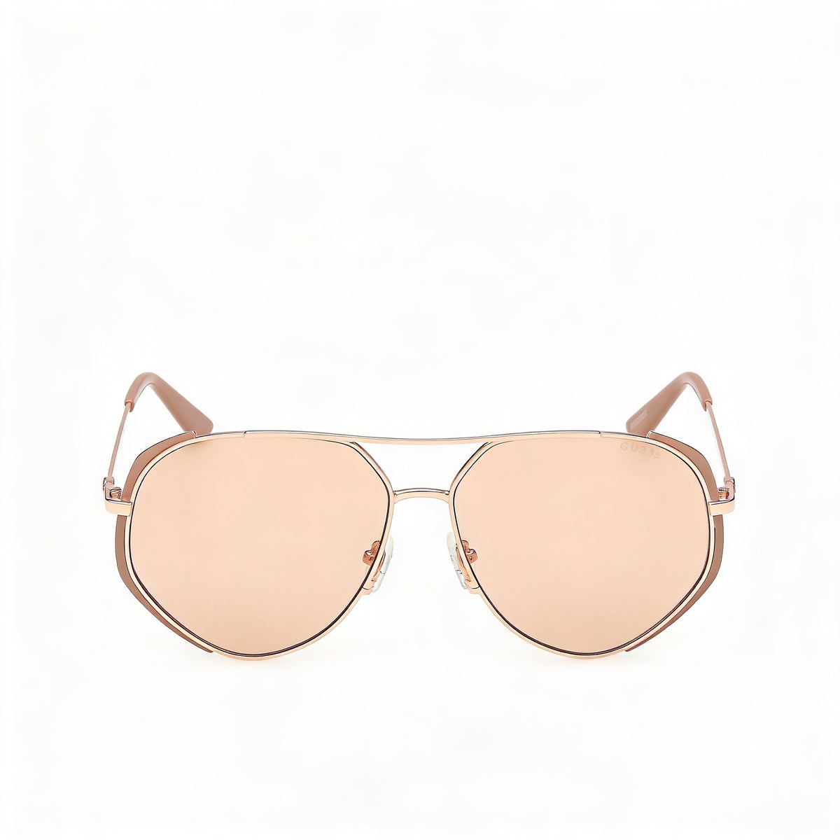 Gafas de sol Guess Gu00219 rectangulares doradas unisex, 59 mm, Photo 4