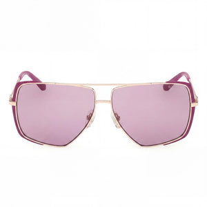 Guess GU00220 Aviator Sunglasses for Women — front view, Metal frame