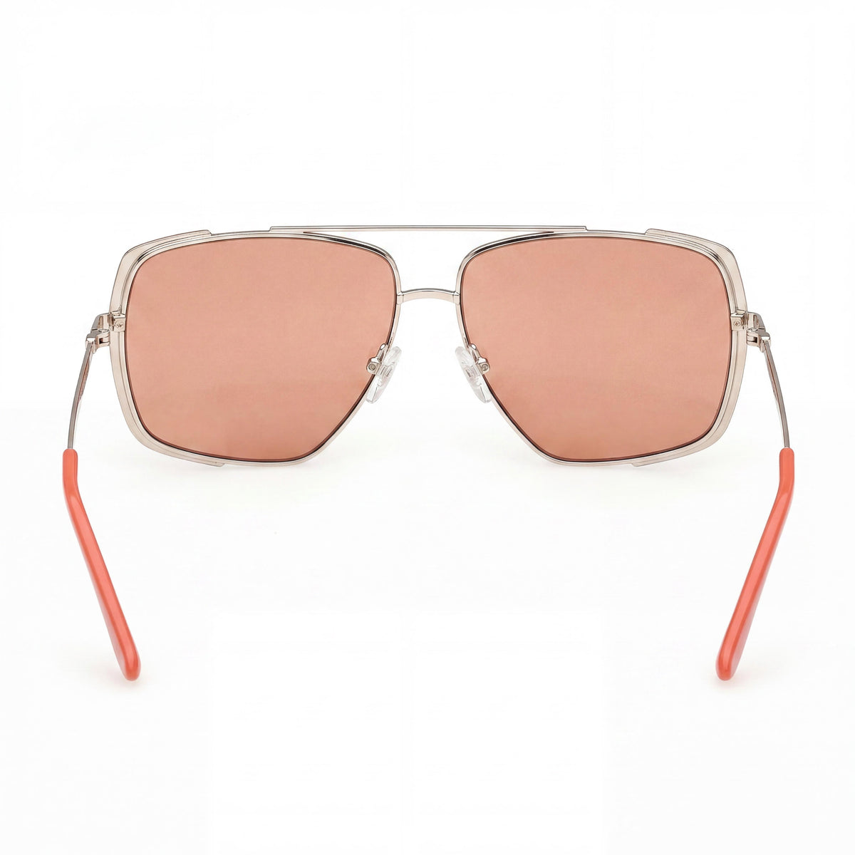 Gafas de sol Guess Gu00220 para mujer, color naranja claro y oro pálido, 62 mm, Photo 3