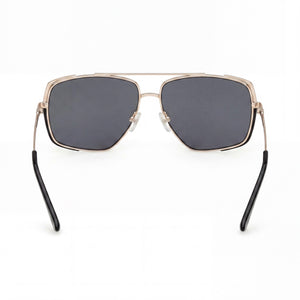 Guess GU00220 Aviator Sunglasses Unisex — interior view, Non-Polarized lens detail