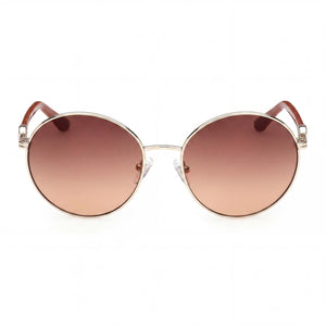 Guess GU00260 Round Sunglasses for Women — front view, Metal frame