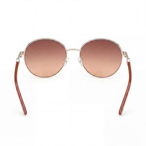 Guess GU00260 Round Sunglasses for Women — interior view, Non-Polarized lens detail