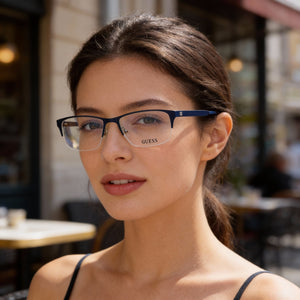 Guess GU1892 C54 Blue Eyeglasses Unisex — lifestyle wear, office and reading