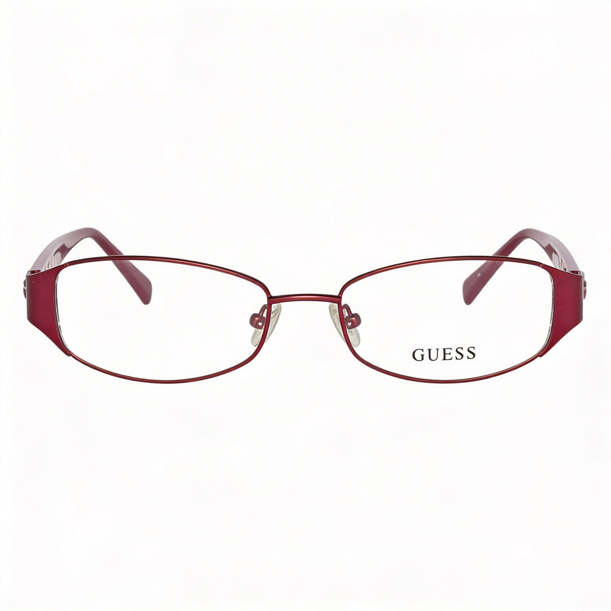Guess GU2411 Red Rectangle Eyeglasses for Women, Plastic, Photo 2