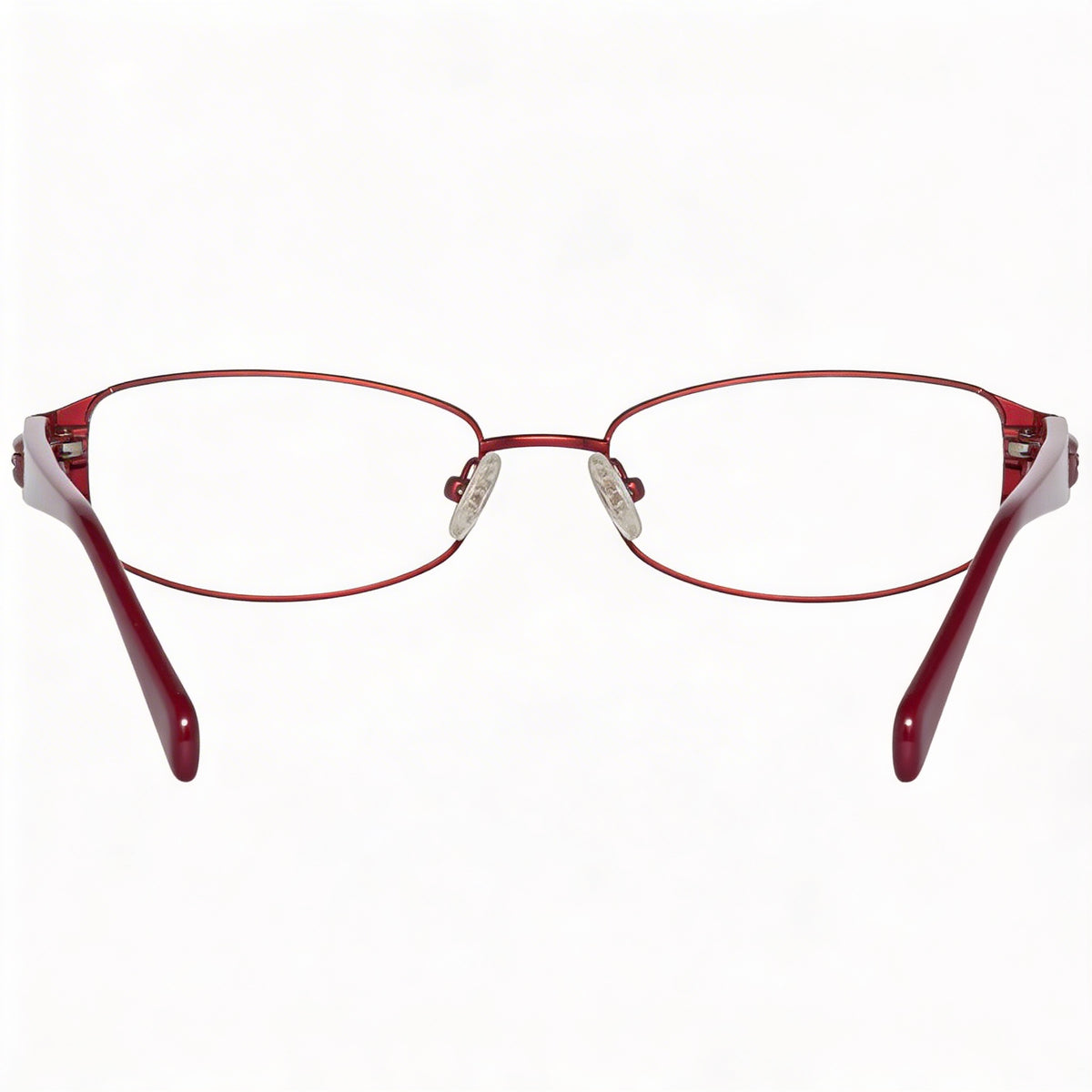 Guess GU2411 Red Rectangle Eyeglasses for Women, Plastic, Photo 3