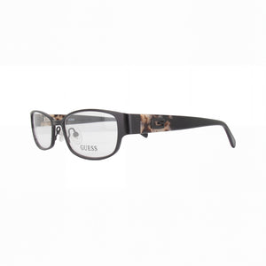 Guess GU2412 Black Oval Eyeglasses for Women, Metal frame