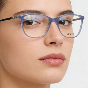 Guess Gu2566 C49 Blue Eyeglasses Unisex — lifestyle wear, reading and desk work