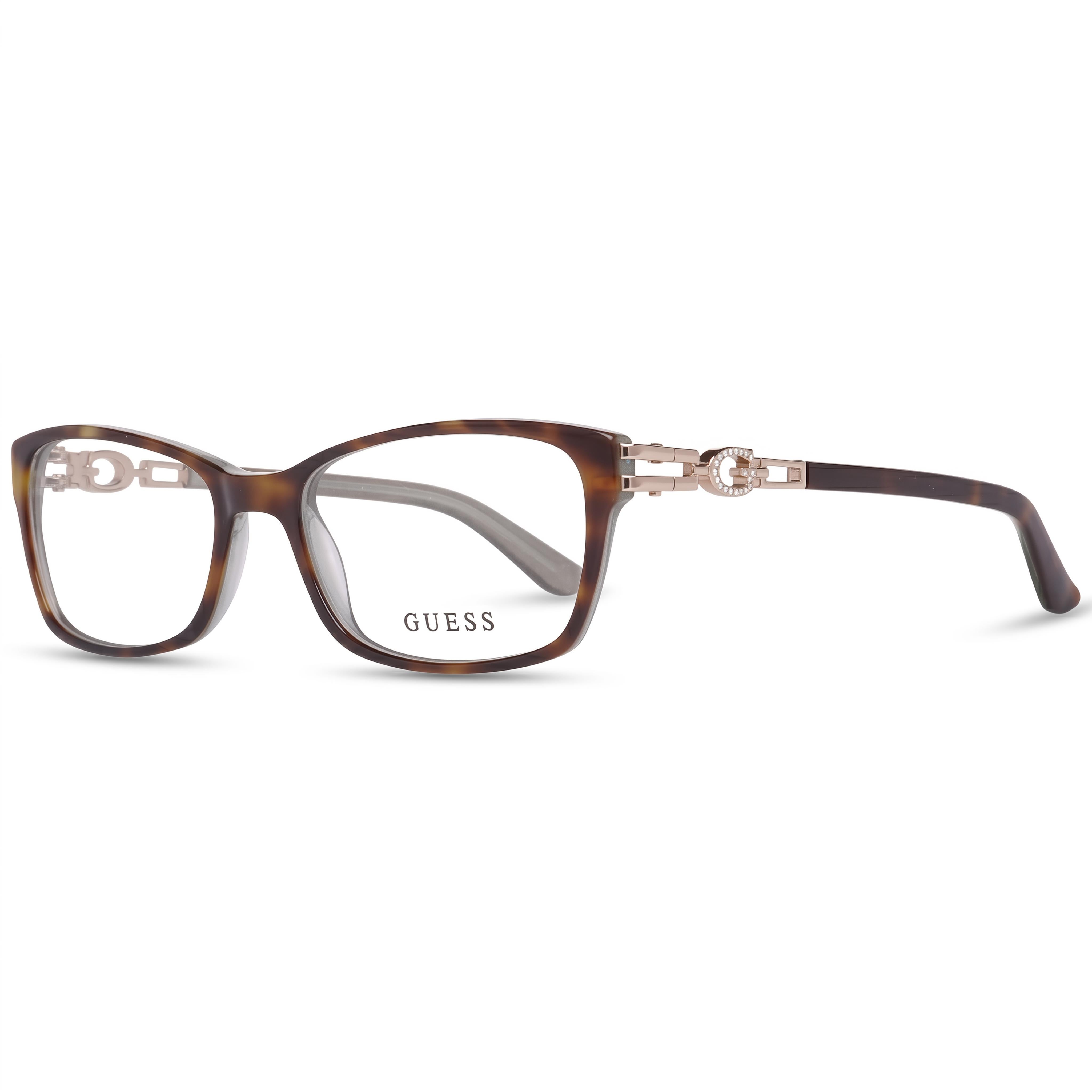 Lentes de sol geométricos Guess GU2677 Havana de colores para mujer, 53 mm, Photo 1