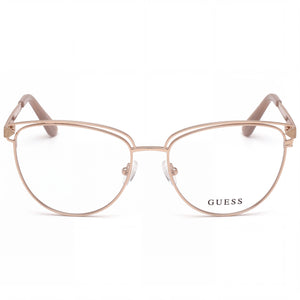 Guess Gu2685 Cat Eye Eyeglasses for Women — front view, Metal
